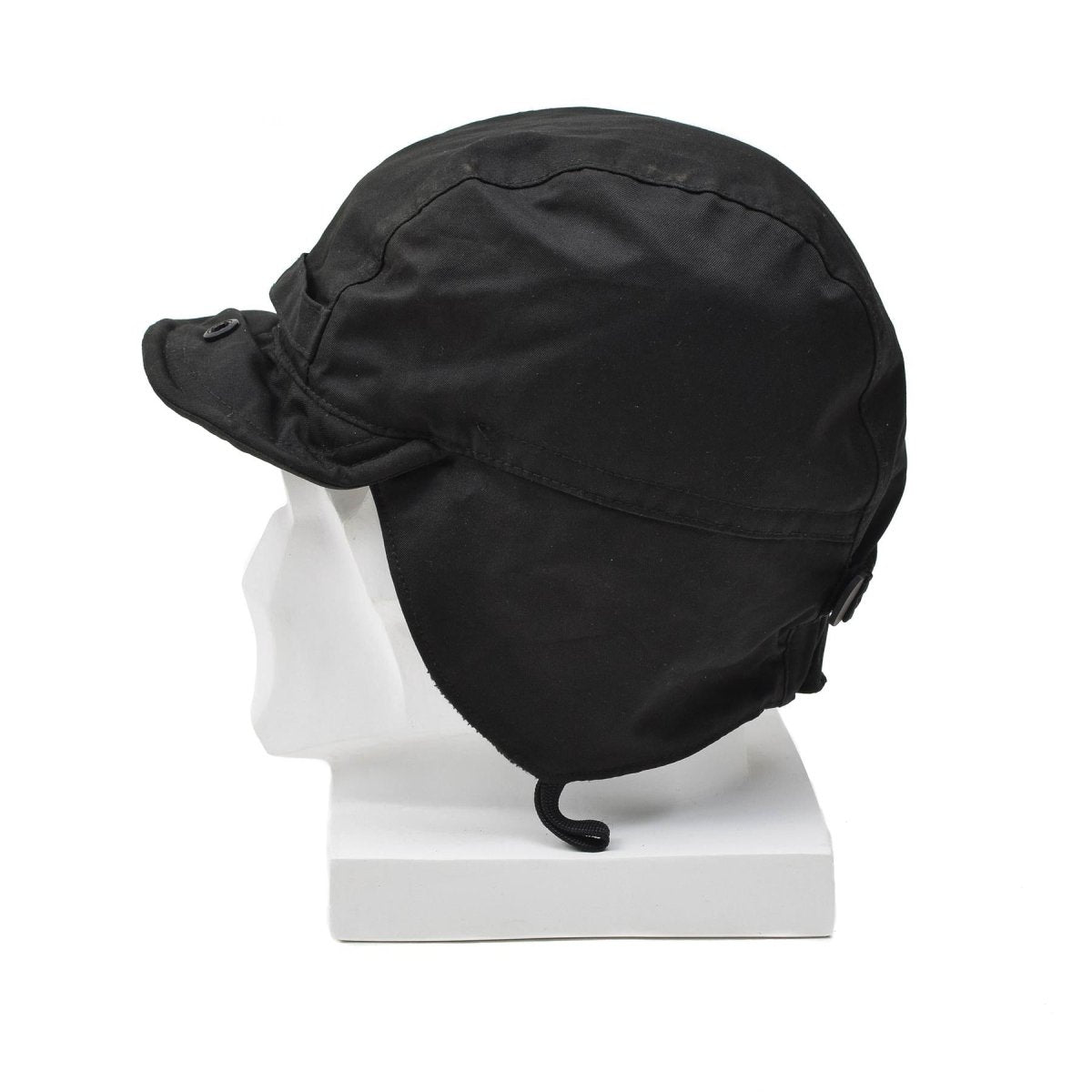 Cappello da cappello da cappello a ranger paracadutisti olandesi originale Brampe a bordo in surplus nero.