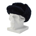 Cappello invernale originale della polizia olandese, paraorecchie ripiegabili, fronte rinforzata, blu