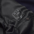Cappotto militare VM originale della Germania dell'Est doppio petto vintage blu