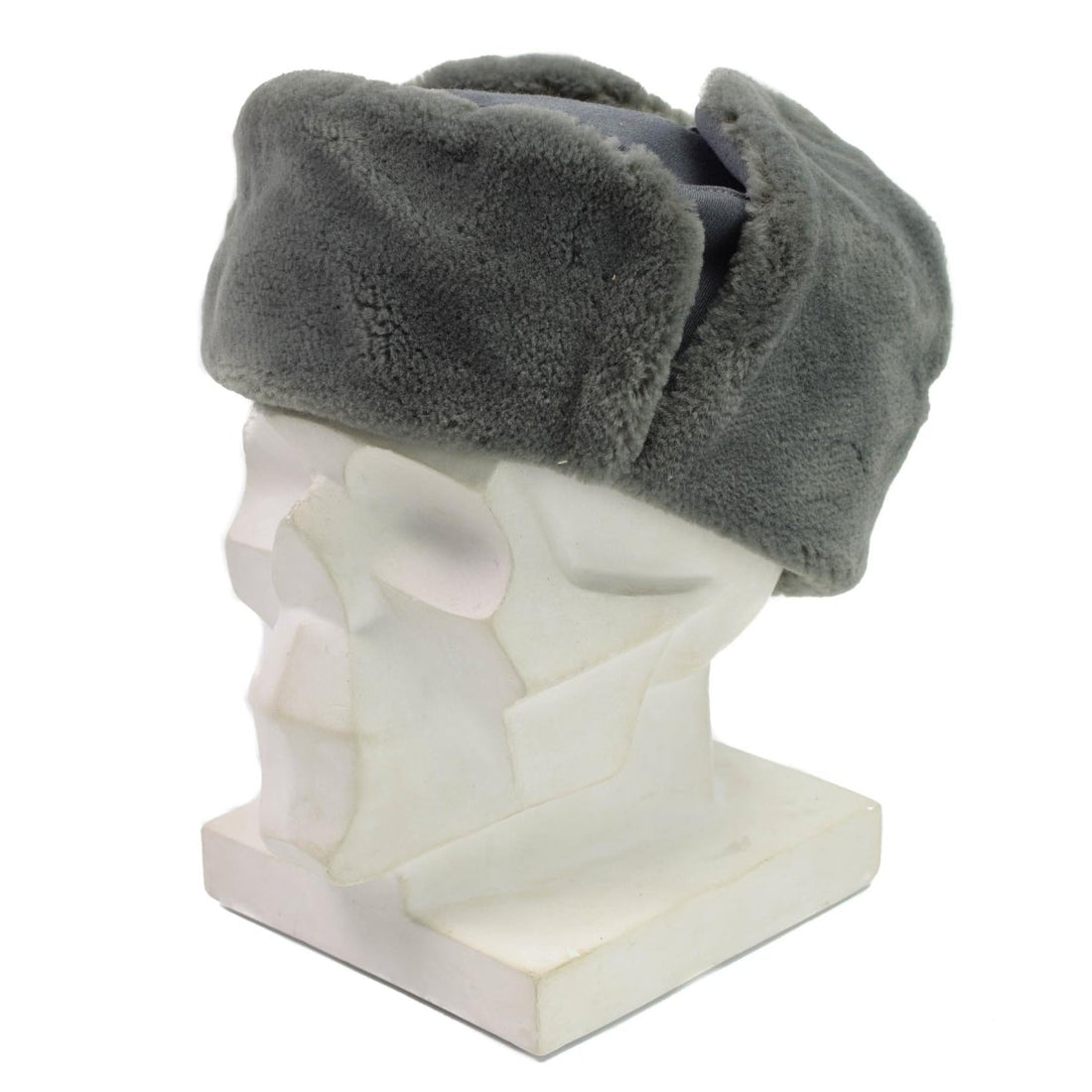 Ufficiale dell'esercito della Germania orientale originale inverno Hat Weather Weather Ushanka Furx Fur nuovo