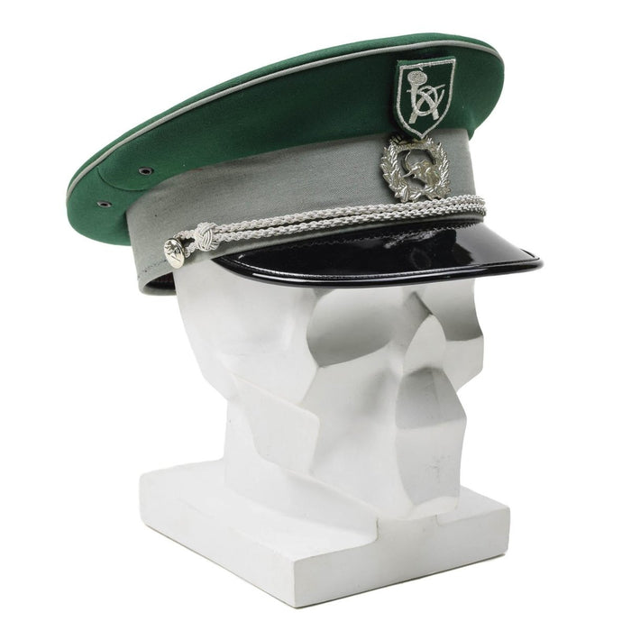 Berretto con visiera verde militare originale francese Distintivo della Costa d'Avorio leggero NUOVO - GoMilitar
