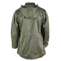 Army Olive Olive Obsigna di Osole Osticamento di olive francese Combattina con cappuccio militare con cappuccio.