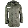Army Olive Olive Obsigna di Osole Osticamento di olive francese Combattina con cappuccio militare con cappuccio.