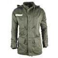 Army Olive Olive Obsigna di Osole Osticamento di olive francese Combattina con cappuccio militare con cappuccio.