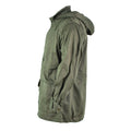 Army Olive Olive Obsigna di Osole Osticamento di olive francese Combattina con cappuccio militare con cappuccio.