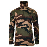Camicia CCE in pile mimetico bosco originale dell'esercito francese NUOVA