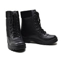 Stivali originali in pelle nera militare francese fuorvianti Army leggero Army Nuovo