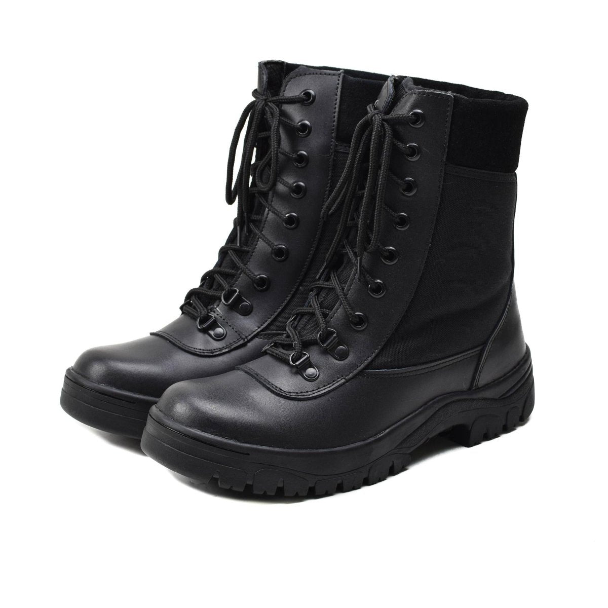 Stivali originali in pelle nera militare francese fuorvianti Army leggero Army Nuovo