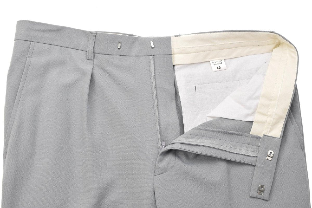 Pantaloni abiti militari francesi originali pantaloni grigi uniforme formali casual nuovo