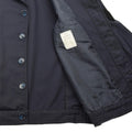 Giacca militare francese originale Alpine truppe uniforme da campo in cotone blu solido