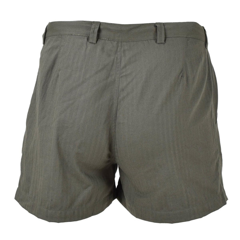 Oliva shorts militari francesi originali Olive Shorts Lightweight Combat Army Uniform Nuovo