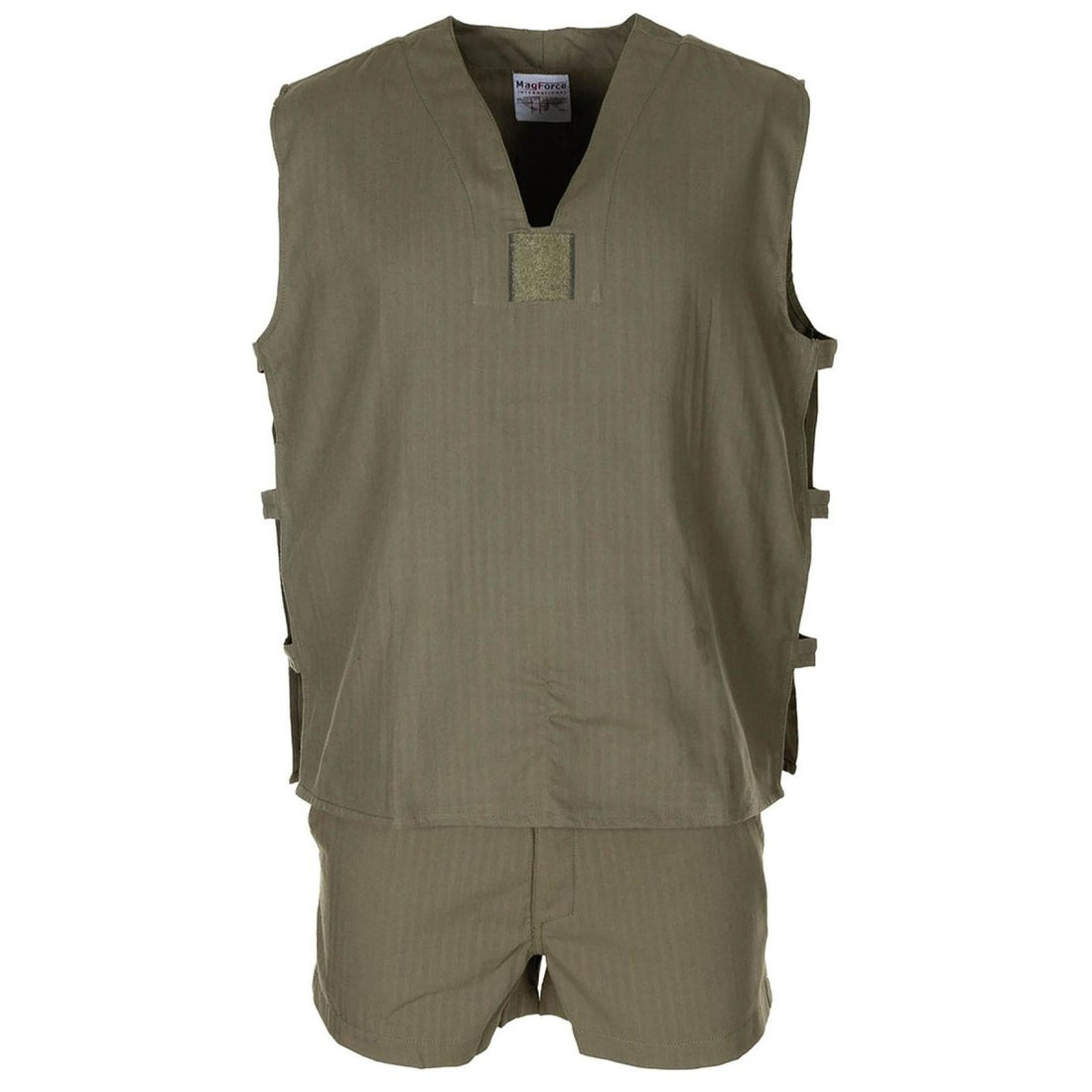 Shirt olivo con manica di olivastrai militari francese originale Nuovo leggero tattico