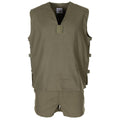 Shirt olivo con manica di olivastrai militari francese originale Nuovo leggero tattico