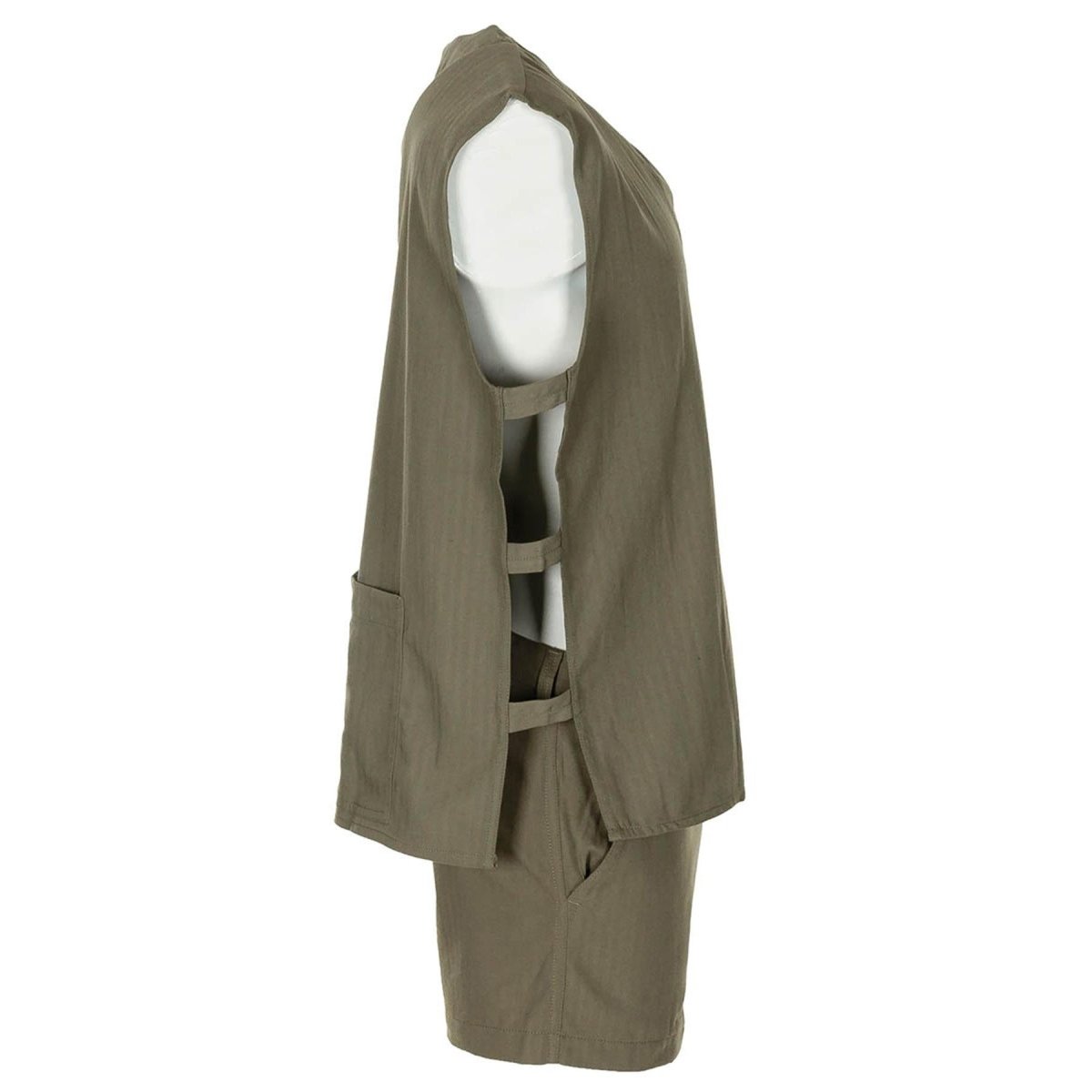 Shirt olivo con manica di olivastrai militari francese originale Nuovo leggero tattico
