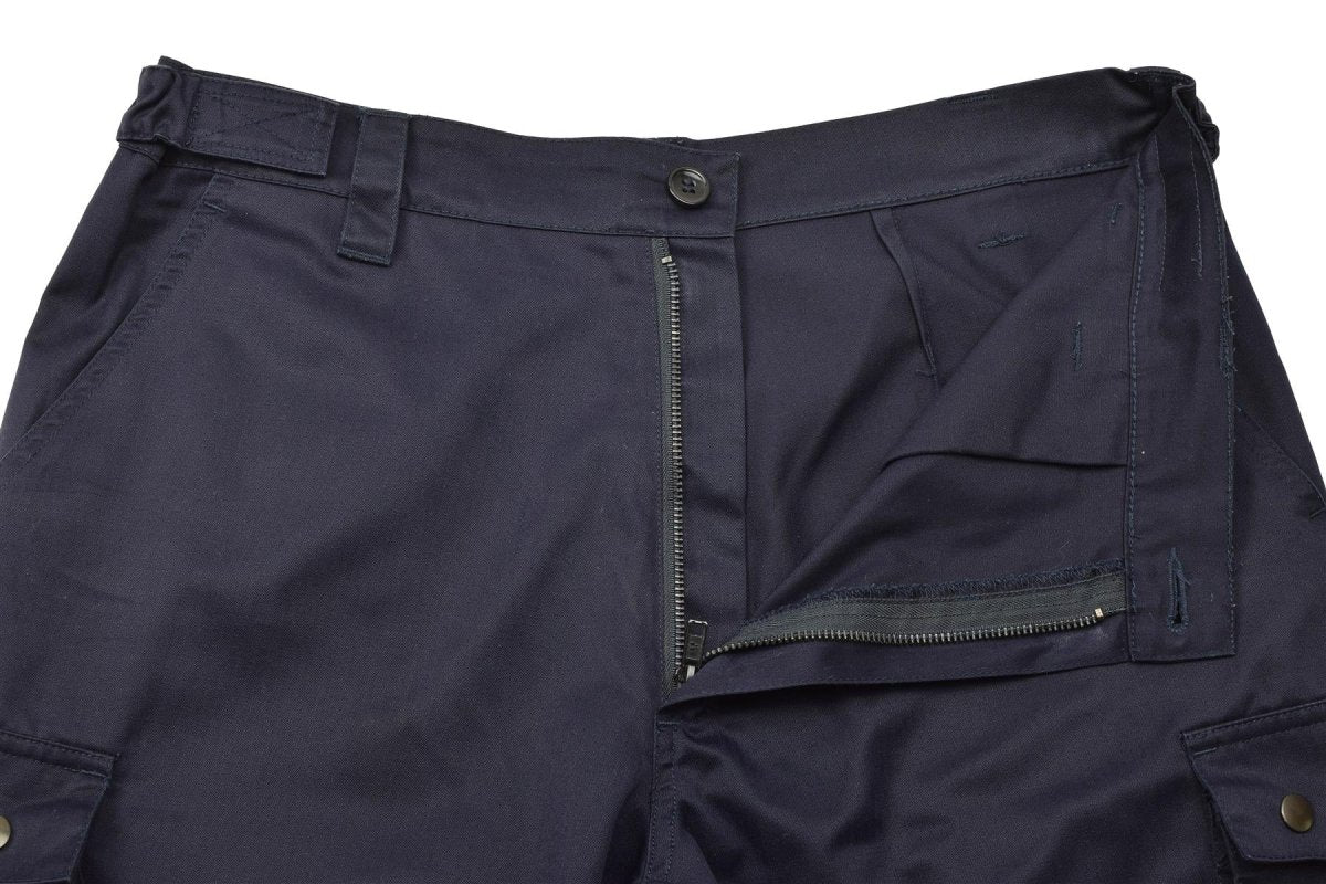 Pantaloni di polizia militare francese originali Modello F1 con pantaloni da lavoro a cintura regolabile
