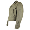 Originale Genuino Belgio Belgium Army Field Giacca Ike Olive Od Eisenhower Wool
