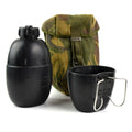 Canta dell'esercito britannico originale originale con tazza 58 bottiglia d'acqua con busta