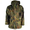 Giacca da campo dell'esercito tedesco originale Goretex Flecktarn Waterproof Rain Gear Parka
