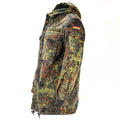 Giacca da campo dell'esercito tedesco originale Parka Issumi militare Flecktarn Camo W Liner