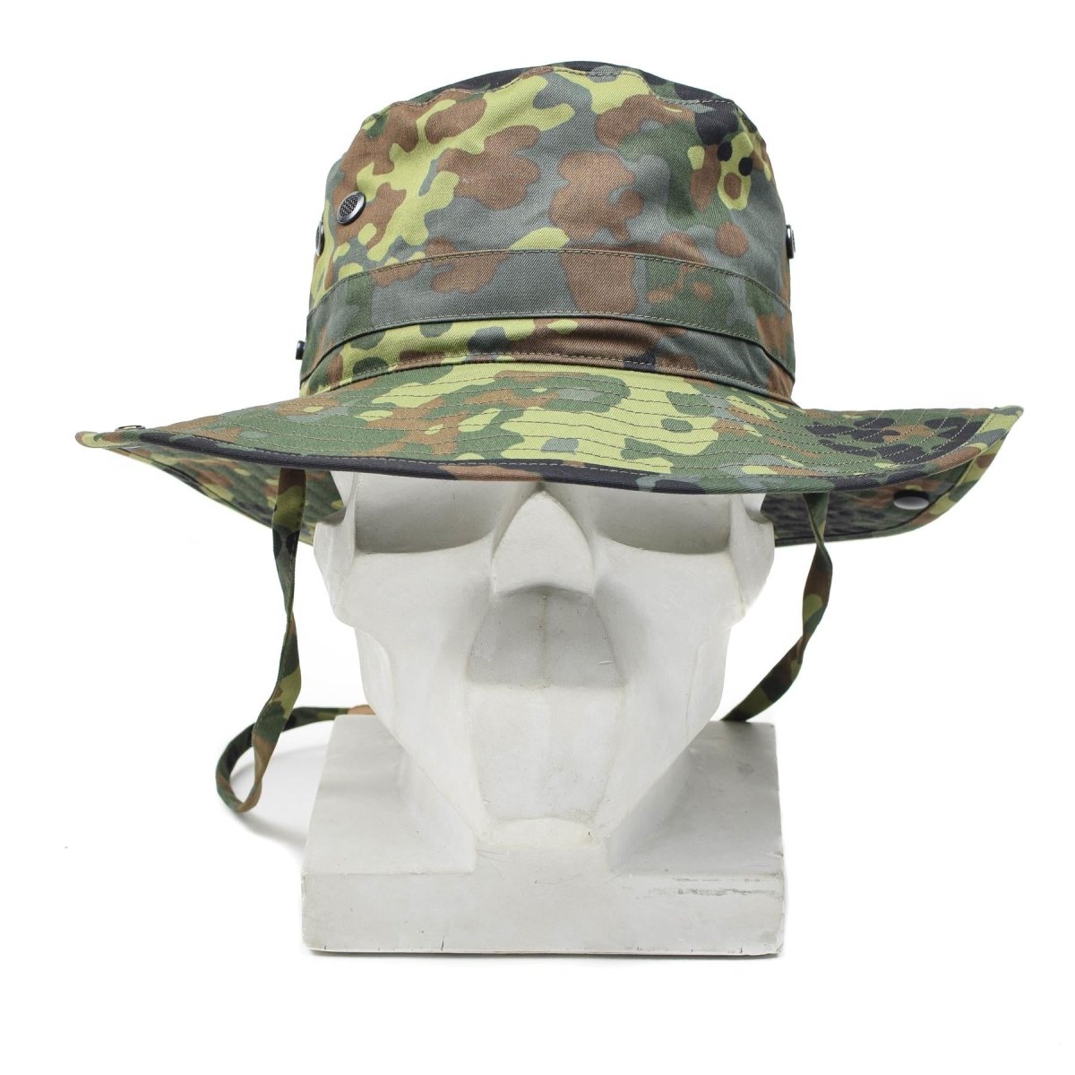Originale Army German Army Flecktarn Cappello Boonie Camping Hunting Outdoor Summer Cap New