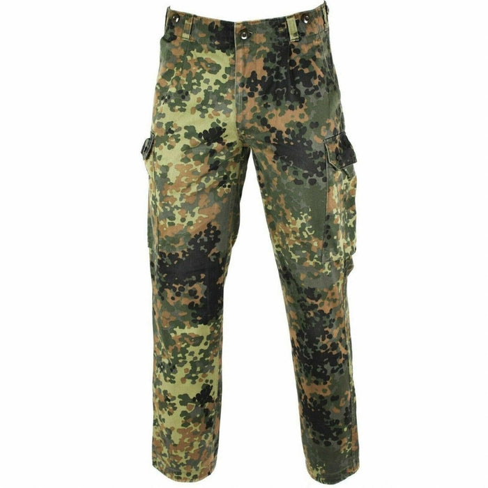 Pantaloni militari da combattimento sul campo originali flecktarn mimetici dell'esercito tedesco - GoMilitar