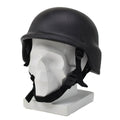 Casco da combattimento originale in Kevlar dell'esercito tedesco, cinturino regolabile tattico nero