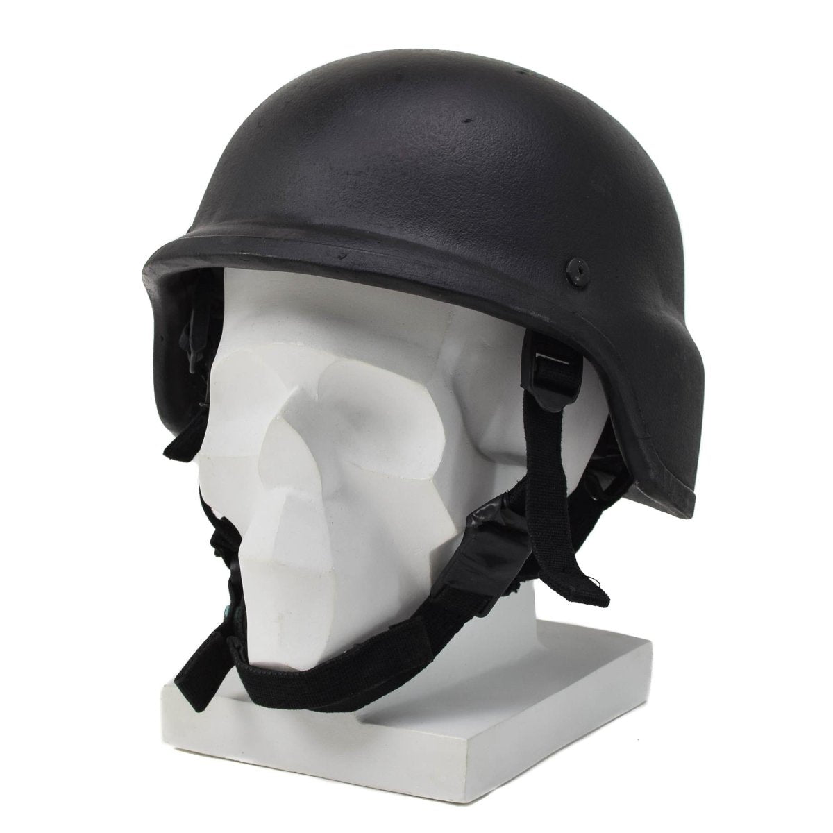 Casco da combattimento originale in Kevlar dell'esercito tedesco, cinturino regolabile tattico nero