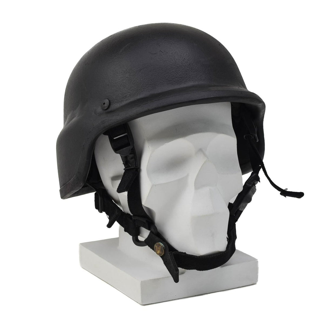 Casco da combattimento originale in Kevlar dell'esercito tedesco, cinturino regolabile tattico nero