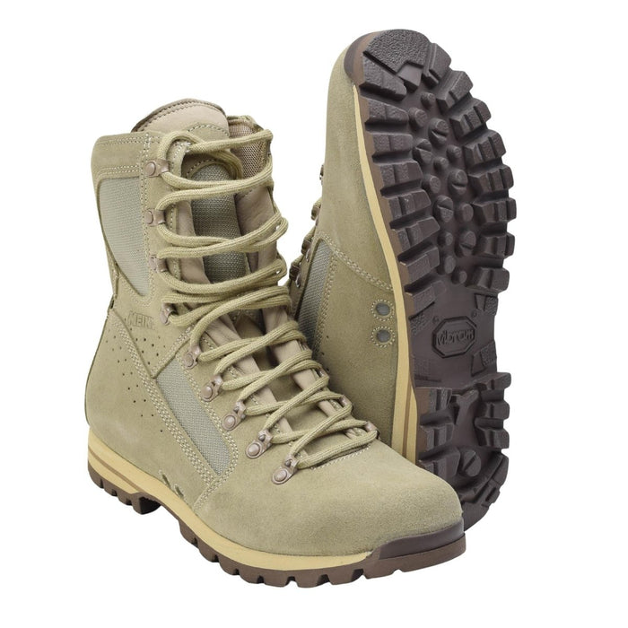 Stivali originali in pelle kaki dell'esercito tedesco, scarpe con suola antistatica leggera NOVITÀ - GoMilitar