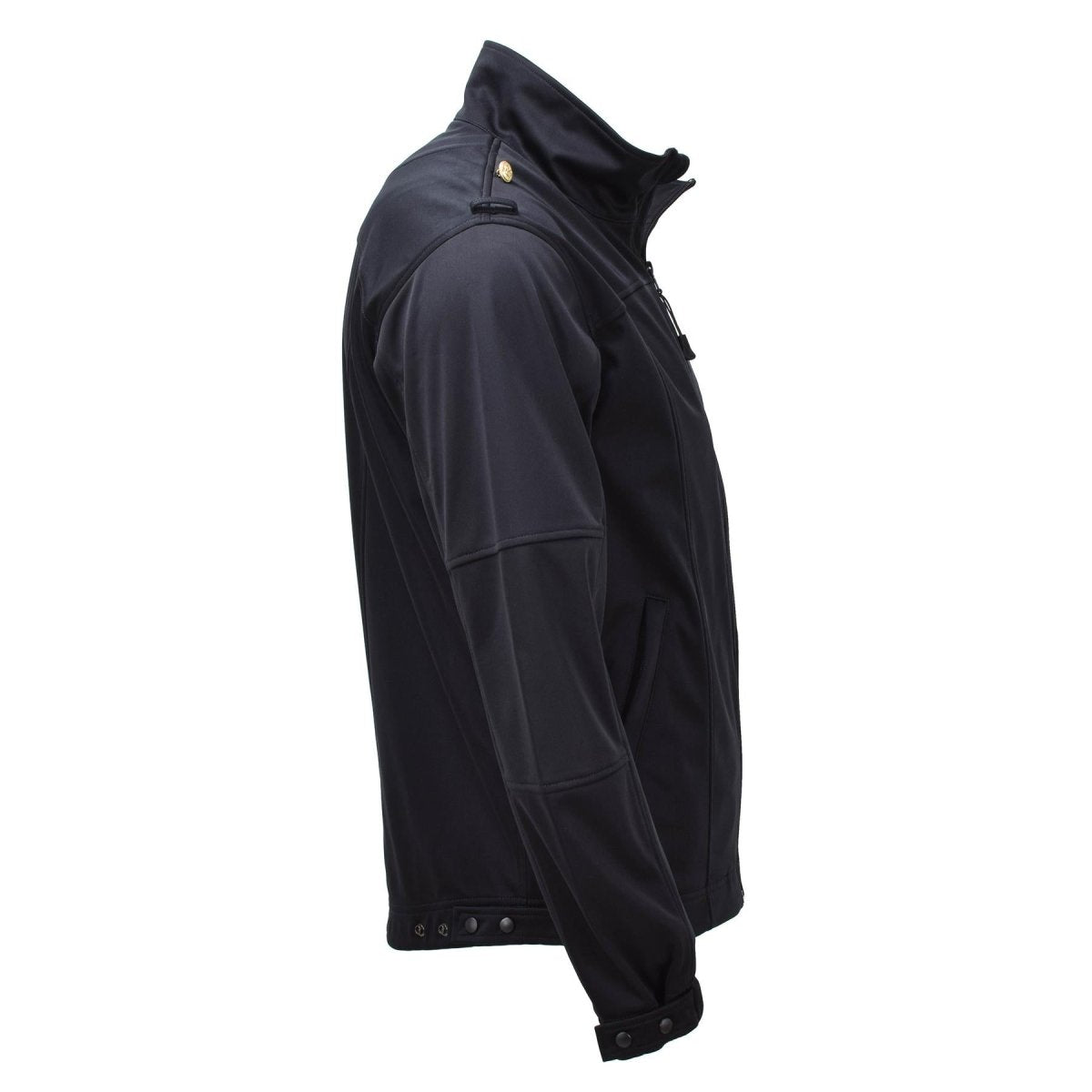 Giacca marina dell'esercito tedesco originale Black Softshell High Collar Combat Nuovo