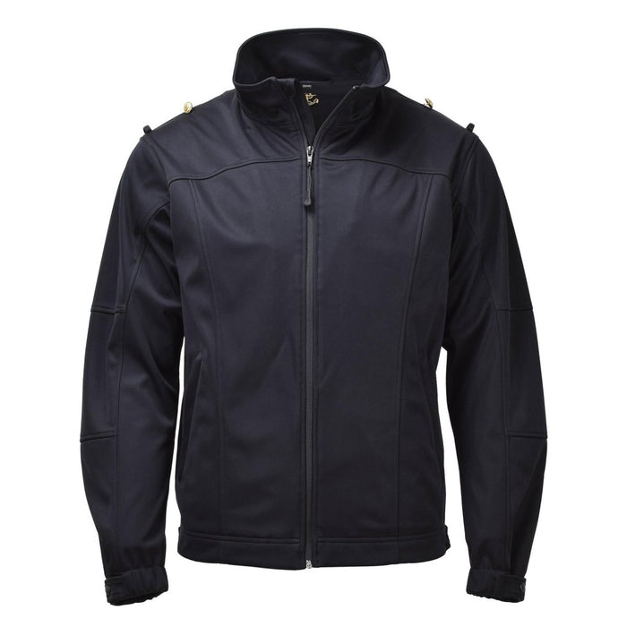 Giacca da combattimento con cerniera softshell nera originale dell'esercito tedesco, collo alto, da combattimento NOVITÀ - GoMilitar