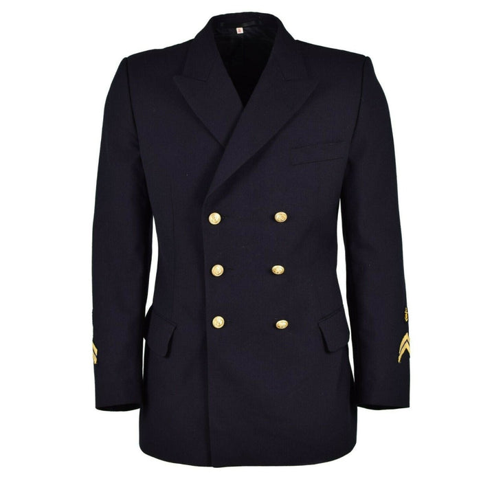 Giacca da abito originale dei Marines dell'esercito tedesco nera blu scuro Uniforme formale militare - GoMilitar