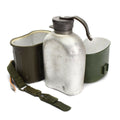 Kit da pasticcio originale dell'esercito tedesco, borraccia per borraccia, bottiglia d'acqua, pentole, esercito