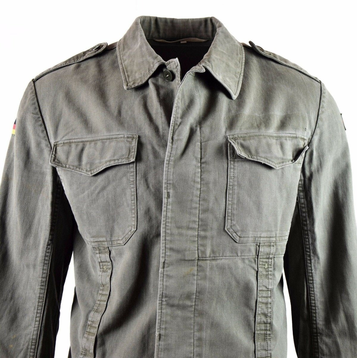 Giacca moleskin dell'esercito tedesco originale. Giacca Drab Olive Vintage BW Army Field
