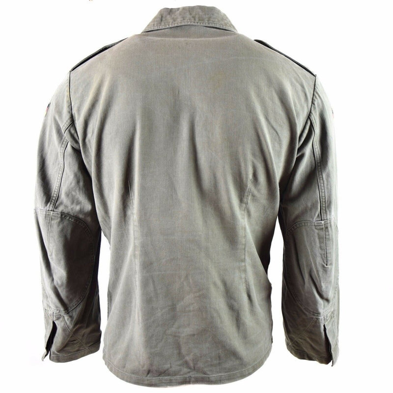Original German army Moleskin jacket. Vintage BW army field olive drab jacket - GoMilitar