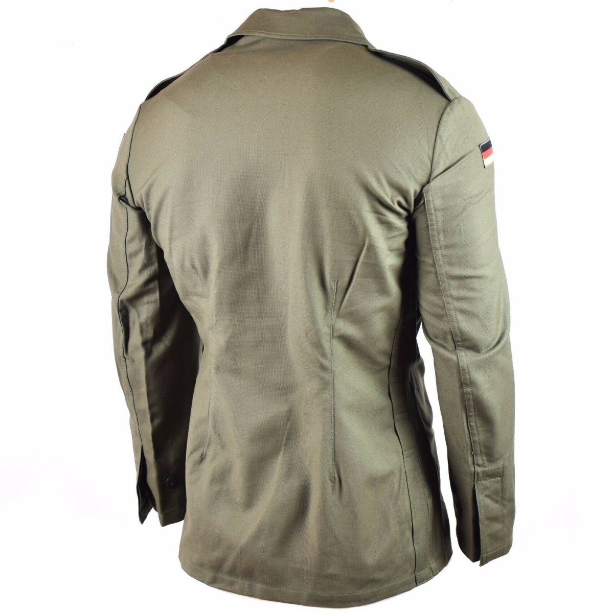 Giacca moleskin dell'esercito tedesco originale. Giacca Drab Olive Vintage BW Army Field