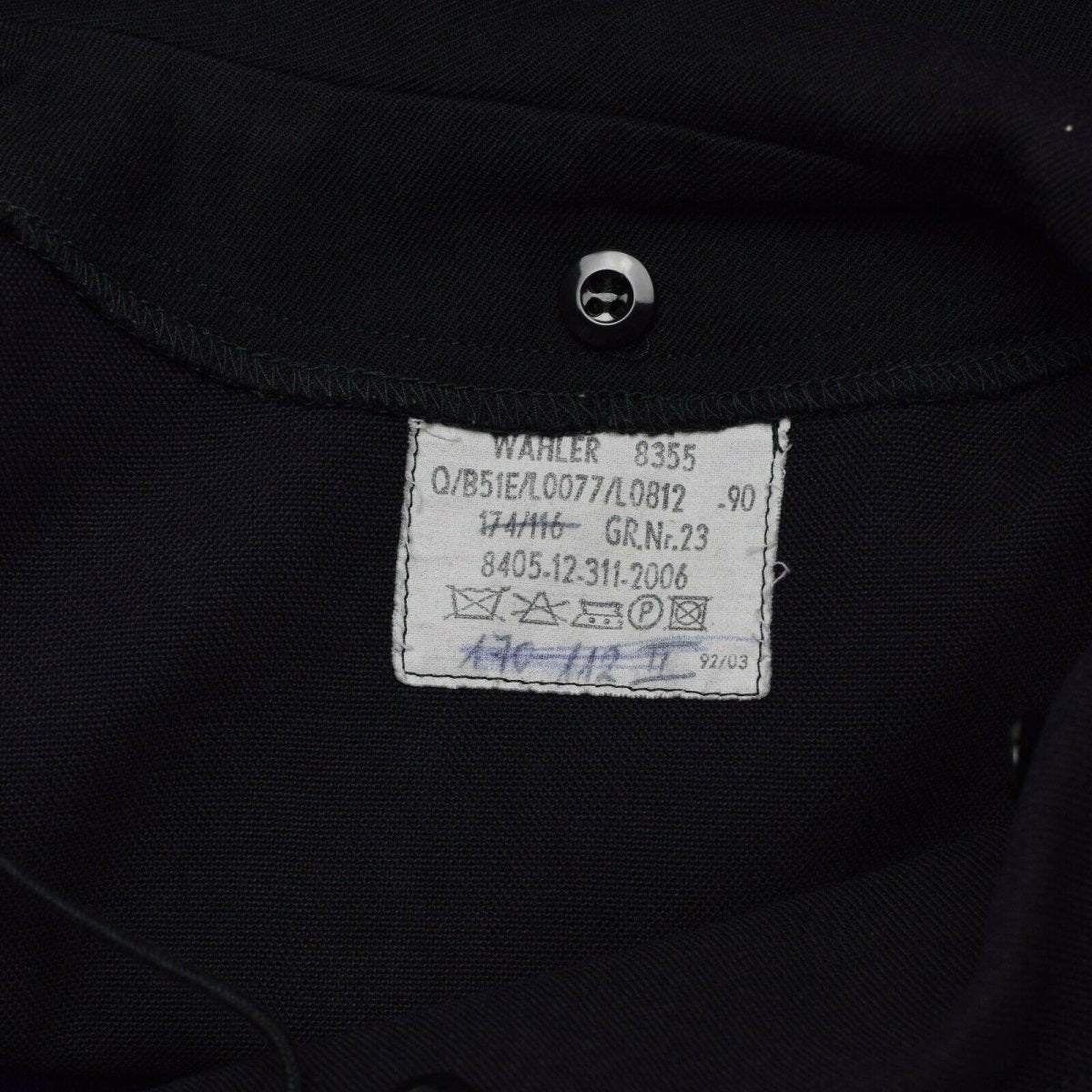 Original Army Army Navy Middy Shirt maniche lunghe marinai militari blu navali