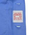 Camicia pigiama originale dell'esercito tedesco a maniche lunghe con bottoni sul davanti Indumenti da notte blu