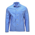 Camicia pigiama originale dell'esercito tedesco a maniche lunghe con bottoni sul davanti Indumenti da notte blu