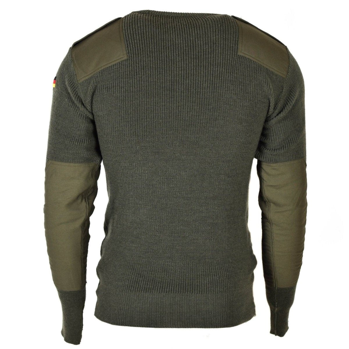 Origina originale dell'esercito tedesco Commando Jumper Green Olive Magio di lana Nuova