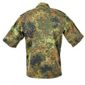 Shirt dell'esercito tedesco originale Zippato con zip Flecktarn COMBATTO COMBATTO BW ESERCITÀ