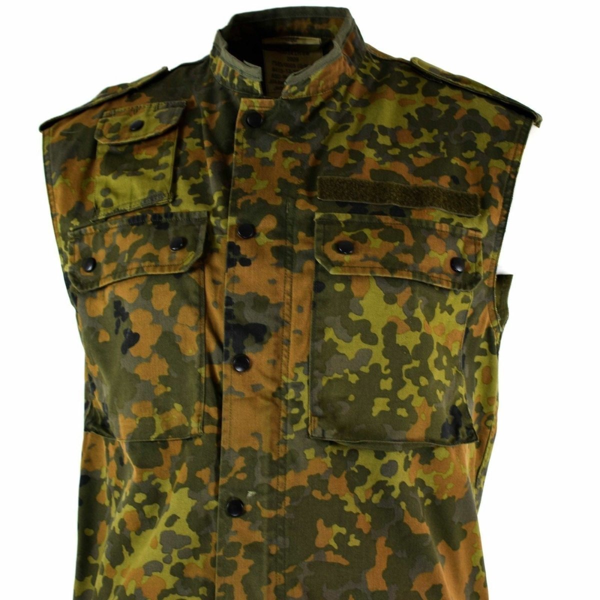Match dell'esercito tedesco originale zippato flecktarn camo combattimento tattico bw esercito problema