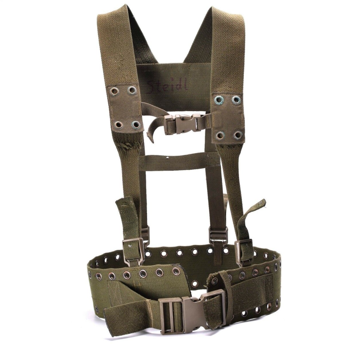 Sistema di cinguetti dell'esercito tedesco originale 4 pezzi Kit di cuscinetto con cablatura tattica