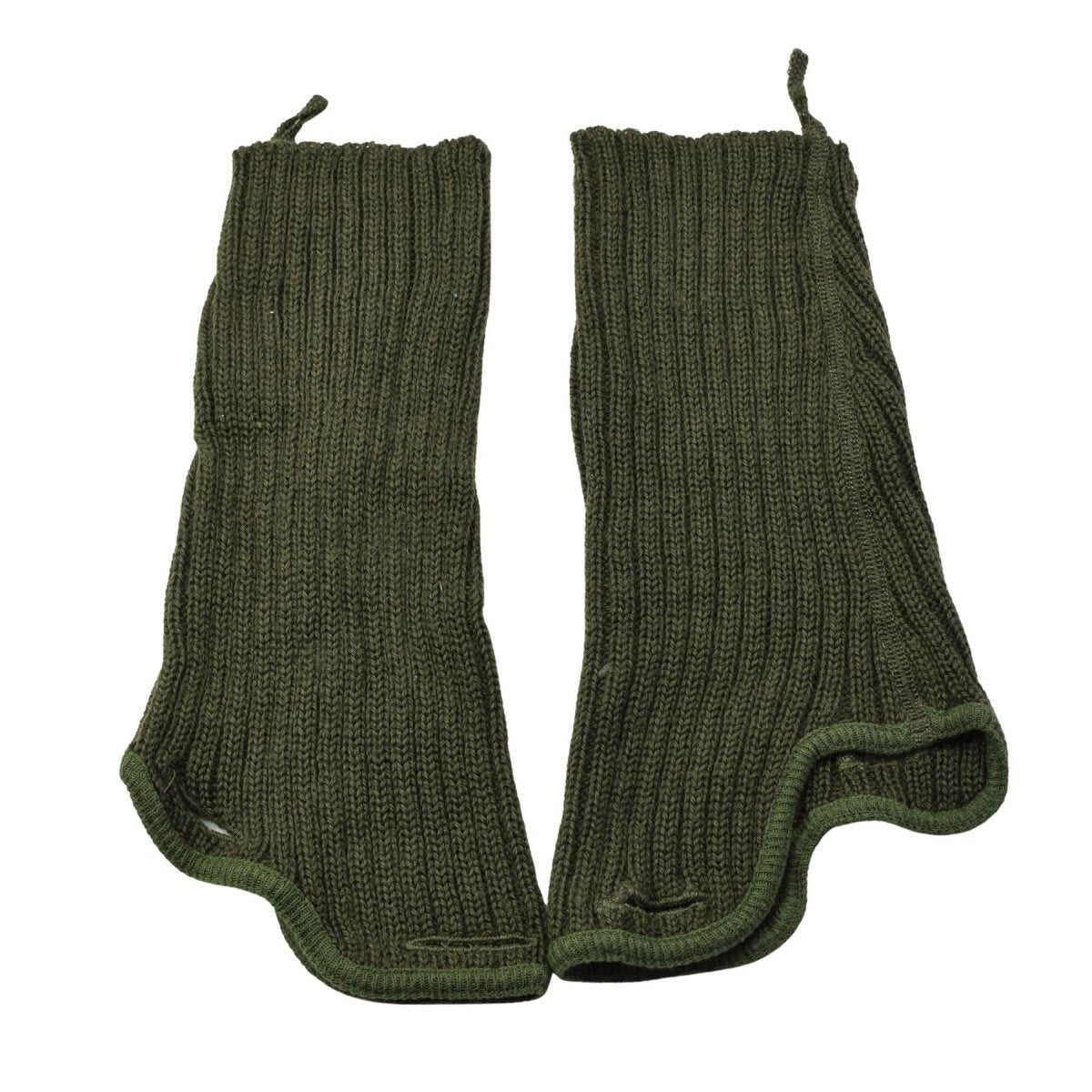 Braccialetti originali dell'esercito tedesco in cotone caldo termico scaldapolsi oliva