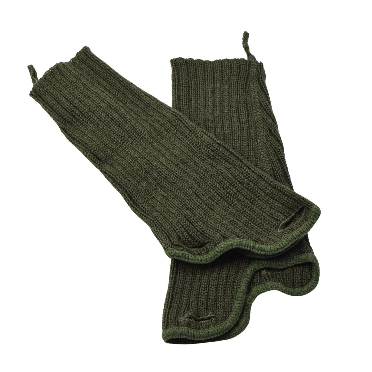 Braccialetti originali dell'esercito tedesco in cotone caldo termico scaldapolsi oliva