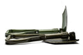 Pala piegata dell'esercito BW tedesco originale. Sopravvivenza Green Spade Outdoor