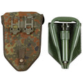 Pala piegata dell'esercito BW tedesco originale. Sopravvivenza Green Spade Outdoor