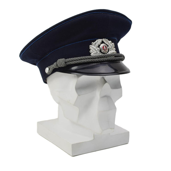 Cordoncino per berretto con visiera Mdl originale del servizio giudiziario tedesco NVA Soldat Badge blu - GoMilitar