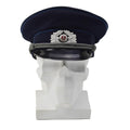 Cordoncino per berretto con visiera Mdl originale del servizio giudiziario tedesco NVA Soldat Badge blu