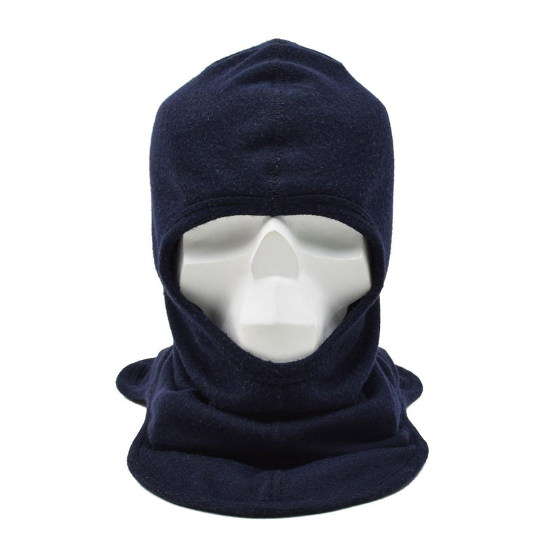 Originale tedesco militare tedesco Balaclava Protezione da calore Navy Resistente al fuoco